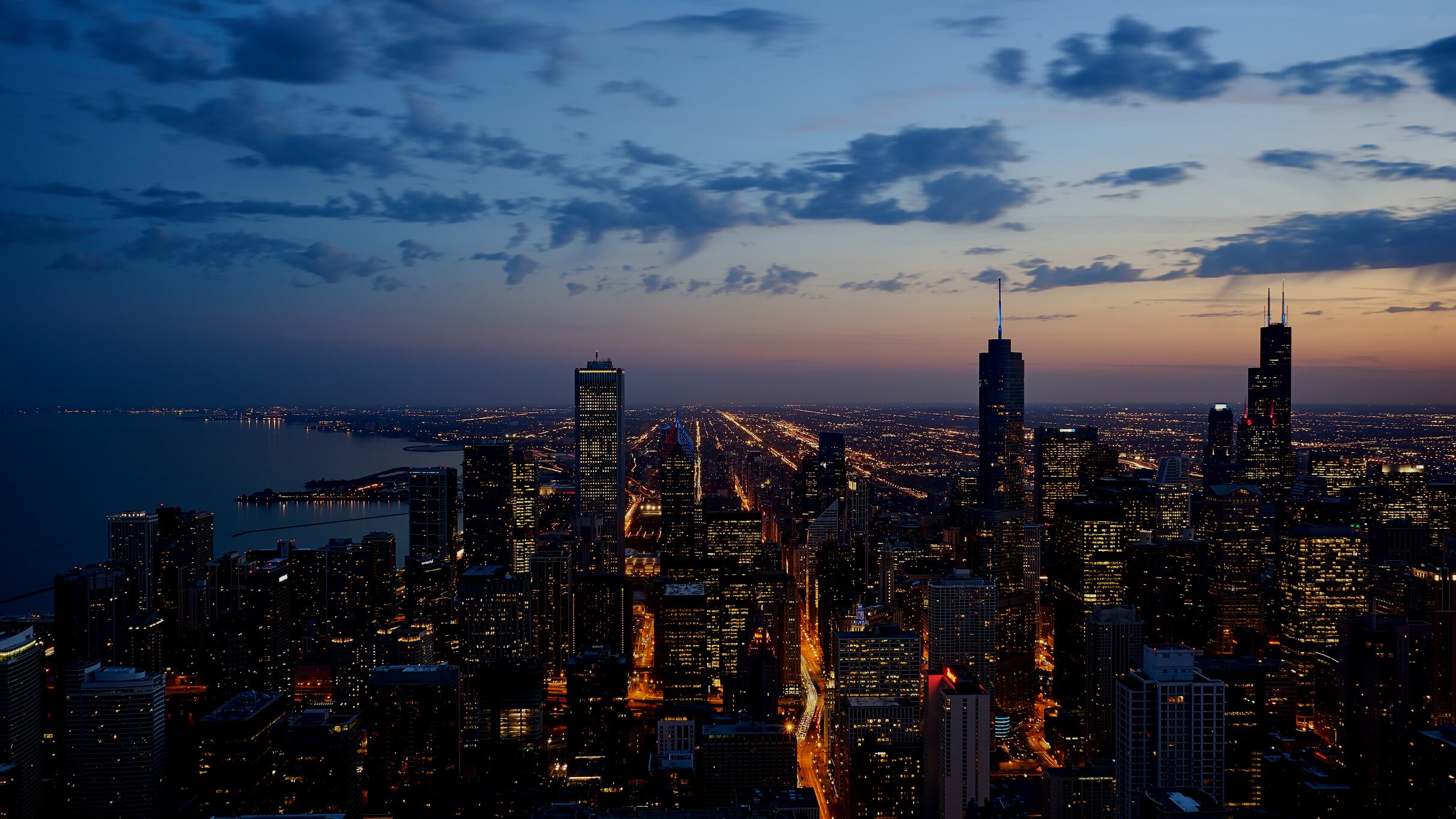 Cityscape at Dawn, usa