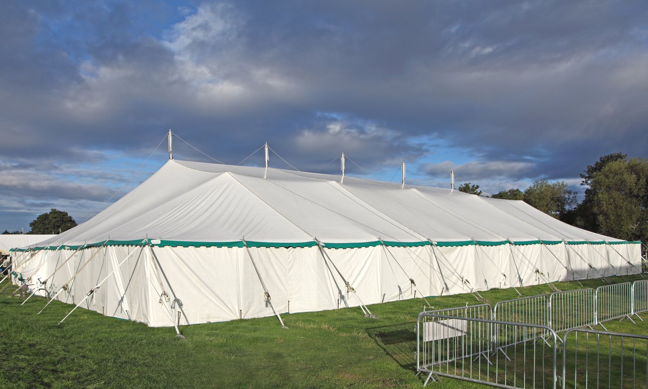 large marquee tent